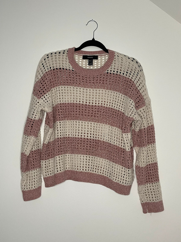 Pull ajouré en chenille