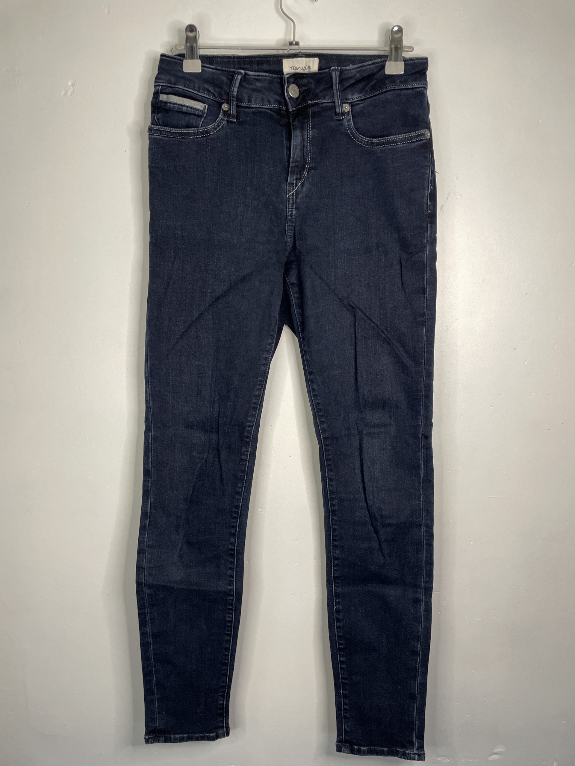 Jean slim taille haute