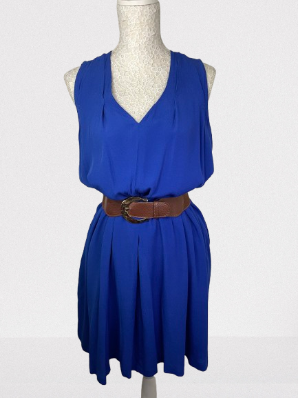 Robe bleue ample
