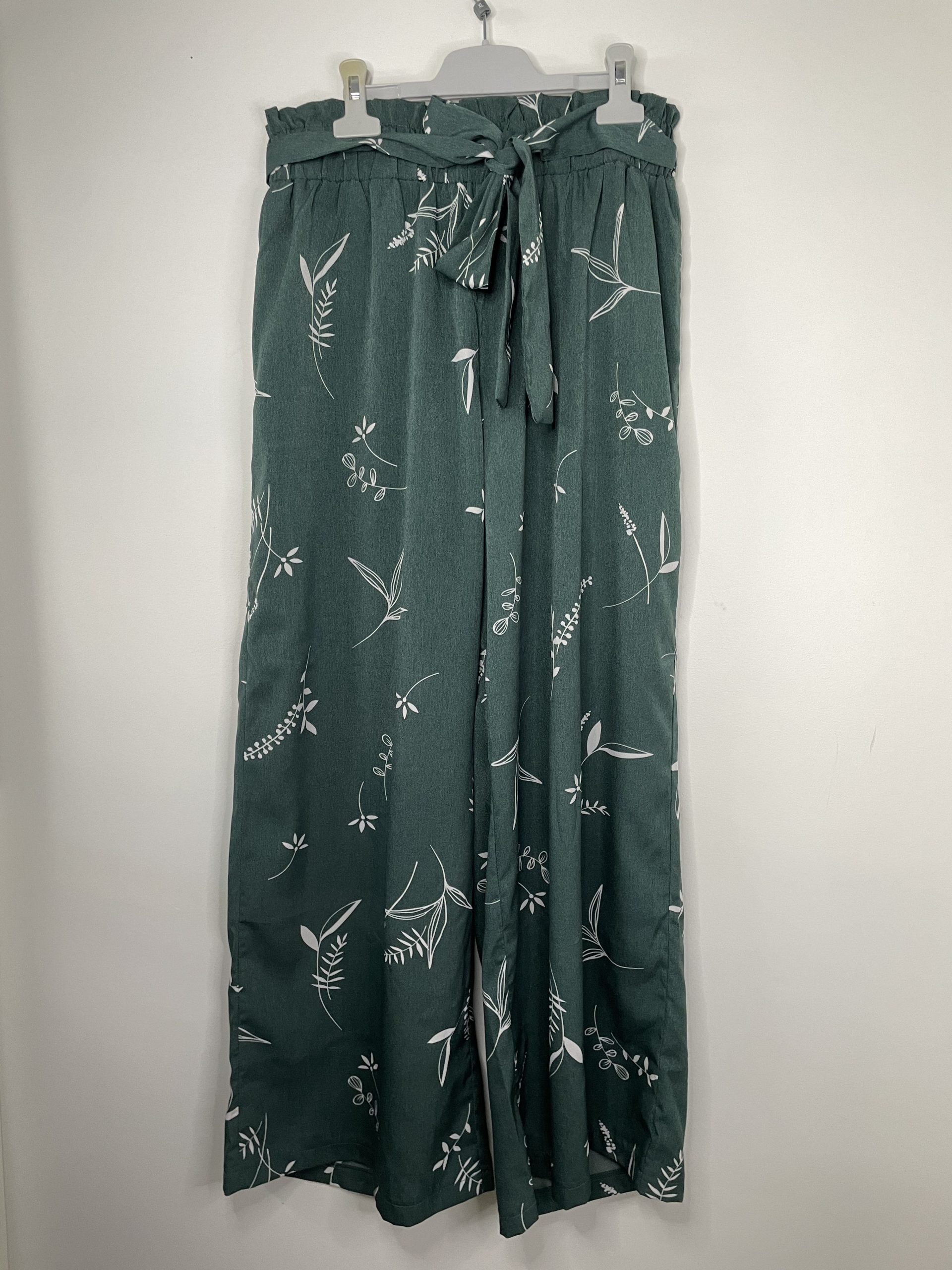 Pantalon Palazo vert